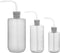 Chemical Wash Bottle, 3-Pack Plastic Safety Lab Squeeze Wash Bottle, LDPE with Narrow Mouth, 250 ml + 500 ml + 1000 ml (8 oz)/3 Bottles...