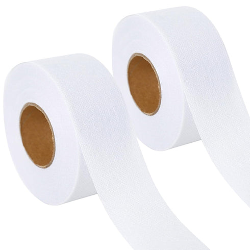 2 Rolls Fusible Batting Tape for Quilting -1.5 Inches x 30 Yards White Batting Seam Tape, Fusible Sheer Binding Tape for Batting Quitting Sewing...