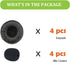 Ear Pads for Plantronics Headset, Replacement 50mm Ear Cushions Fits for Plantronics HW251N HW261N HW510 HW520 Blackwire C320 3210 3220 3320 Jabra...