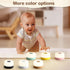 JUSHENG Baby Night Lights for Nursery, 3 Color Temperature Selectable & Dimmable, Rechargeable LED Bedside Lamps Touch Light for Nightstand, Breas...