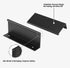 Edge Pull Finger Pull Handle Door Finger Pull -LS7030BK96 Cabinet Finger Pulls Black Cabinet Finger Pull Round Kitchen Finger Pulls 5Pack...