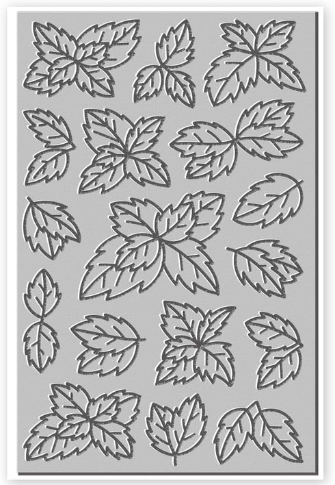 CHGCRAFT Rubber Polymer Clay Texture Sheet Leaf Clay Stamp Sheet for Crafts for DIY Clay Jewelry and Earrings Making Clay Mat...