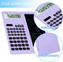 Scientific Calculators for high-School, 10 Digits Digital with Erasable Writing Board Math Calculator for Middle School & College (Purple)...