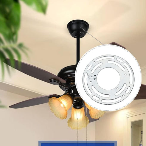 4Inches universal light fixture mounting bracket, 8 Sets 4" Circle Mounting Bracket for Mount Wall Light, Chandelier...