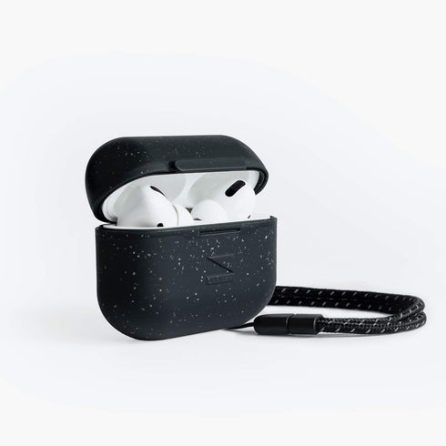 Lander - Arete Water Resistant Case for AirPods Pro, Lanyard, Black...