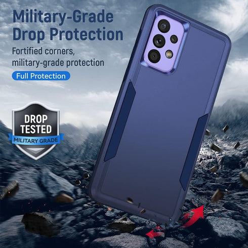 for Samsung A53 5G Case, Galaxy A53 5G Case with Screen Protector,Full Body Protection Durable Rubber Cover Phone Case for Samsung Galaxy A53 5G,B...