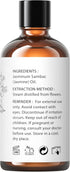 HIQILI Jasmine Essential Oil, Pure & Natural Jasmine Oil for Diffuser, Perfume, Shampoo, Aromatherapy - 3.38 Fl Oz...