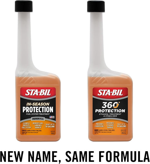 STA-BIL In-Season Protection Fuel System Treatment | Full Protection Fuel System Cleaner, Injector Cleaner, Increases MPG, Prevents Corrosion, 10 ...