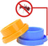 2pcs Dog Bowls Pet Cat Puppy Food Bowls Plastic Round No Spill Water Food Feeder Dish Colorful Feeding Eating Bowls...