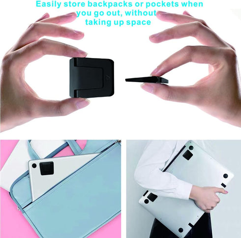 Self-adhesive mini portable laptop stand, invisible computer stand, foldable ergonomic desktop stand, compatible with MateBook X pro, D14, MacBook...