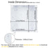 LeMotech Junction Box with Reserved Holes ABS Plastic Electrical Box IP65 Waterproof Dustproof Project Enclosure for Electronics White 5.9X 5.9X 3...