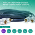 CableMountain 2xRCA to 2X RCA Cables 1.6FT- Gold Plated Male-to-Male Phono to Phono Cable | RCA Audio Cable for Amplifier, Turntable, TV, Home The...