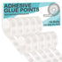 ALLFUN 1000 Pieces Clear Glue Points Dots Double Sided Adhesive Removable for Balloons Craft Sticky...