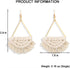 Bohemian Handmade Fringe Tassel Dangle Drop Statement Earrings for Women...