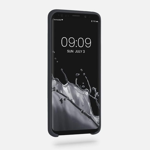kwmobile Case Compatible with Samsung Galaxy S9 Case - TPU Silicone Phone Cover with Soft Finish - Black Matte...