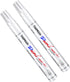 White Paint Pens Permanent Paint Markers - 2 Pack Oil Based Marking Pens, Medium Point, Quick Drying and Waterproof Paint Pens for Rock Painting C...
