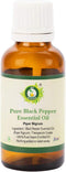 Black Pepper Essential Oil | Piper Nigrum | Black Pepper Oil | for Hair | for Massage | for Skin | 100% Pure Natural | Steam Distilled | Therapeut...