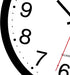 Foxtop Black Wall Clock Silent Non-Ticking 12 Inch Quartz Battery Operated Round Analog Wall Clock for Classroom School Office Living Room Bedroom...