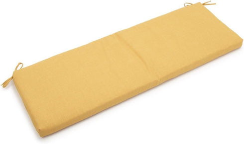 Blazing Needles Indoor/Outdoor Bench Cushion, 1 Count (Pack of 1), Lemon...