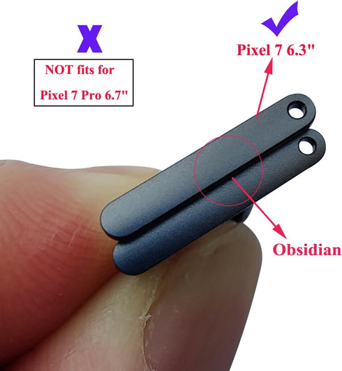 for Google Pixel 7 6.3" Sim Card Tray Slot Holder Replacement for Google Pixel 7 6.3" 2022 GVU6C GQML3,with Eject Pin (Pixel 7 6.3-Obsidian)......