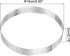 uxcell 2pcs Stainless Steel Cake Rings for Baking, Perforated Cake Mousse Ring Kitchen Baking Heat-Resistant 5.9" Diameter, 0.8" Height,for Cake D...