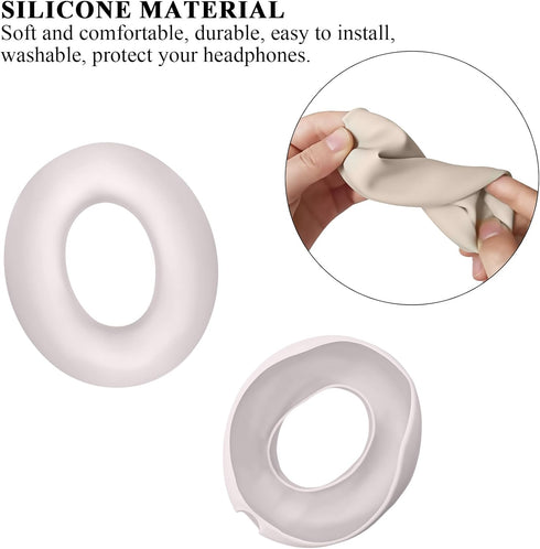 Adhiper Silicone Ear Pads Cover Protector for Beats Studio 3 Headphone Cushions,Sweat-Proof and Washable Ear Cushions Cover for Beats Studio 3 Hea...