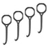 Aligner-B-Out v2 | Beautiful Black 4 Pack | Invisalign Remover Tool & Aligner Remover Tool For All Aligners & Removable Retainers | Orthodontist R...