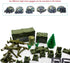 200+ Pcs Military Weapon Pack Accessories Kits Toys, Swat Team Building Block Toys, Military Soldier Style Weapon Sets, Army Equipment Gear Sets, ...