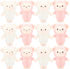 12 Pcs Cute Lamb Plush Bulk 4.7 Inch Mini Sheep Stuffed Animal Keychain Soft Adorable Stuffed Lamb Doll Back to School Gift for Birthday Baby Show...