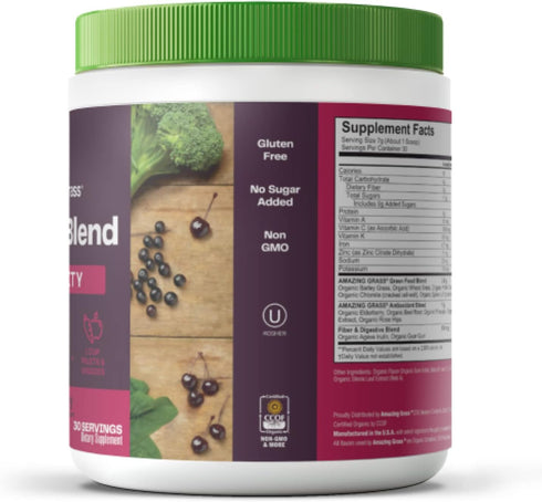 Amazing Grass Greens Superfood for Immune Support: Greens Powder with Organic Spirulina, Chlorella, Beet Root Powder, Digestive Enzymes & Probioti...