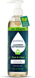 Puracy Liquid Enzyme Laundry Detergent -1,4 Dioxane Free, Natural, Scent-Free Gentle Laundry Detergent Liquid Concentrate Laundry Pouch with Stain...