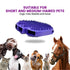 Pet Double-Sided 2 in 1 Massage Bath Brush Grooming - For wet/dry hair - Rubber Brush for Bathing, Massaging, Hair Removal, and Deshedding - For D...