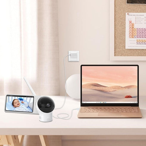 5V Baby Monitor Power Cord Compatible with Eufy Security Spaceview Video Baby Monitor with Camera Replacement Charger Power Adapter Cable...