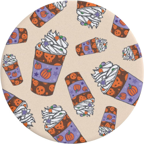 PopSockets Phone Grip with Expanding Kickstand, Halloween PopGrip - Pumpkin Spice...