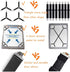 Sheet Straps Clip Triangle: 2-Set Elastic Fitted Bedding Sheet Fasteners Holder Suspenders for Bed Band Crib Mattress Pad Corner Gripper Bedsheet ...