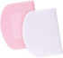 LUTER 2 Pieces 12 x 9.5 cm Pastry Horn – Plastic Dough Scraper for Kitchen, Pastry, Pancakes (Pink, White)...