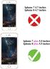 Case for iPhone 7/8 Plus Beach Cover Protector Silicone Rubber Protective Compatible with iPhone 7/8 Plus - Summer Beachy Beach Waves Starfish Oce...