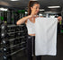 S&T INC. Microfiber Sweat Towel for Gym, Yoga Towel for Home Gym, Workout Towels for Gym Bag, 16 Inch x 27 Inch, White, 3 Pack...
