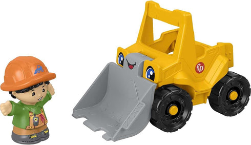 Little People Toddler Construction Toy Bulldozer Vehicle & Worker Figure for Pretend Play Ages 1+ Years...