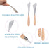 9 Pieces Painting Knife Set, 1'' 2'' Filbert Paddle Paint Brush, Background Blender Brush, Fan Paint Brush, Stainless Steel Palette Knife Landscap...