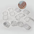 48 Pcs Clear Small Plastic Storage Containers Anti Oxidation Transparent Jewelry Storage Holder for Small Item Craft, Beads, Pills, Ear Studs, Nec...