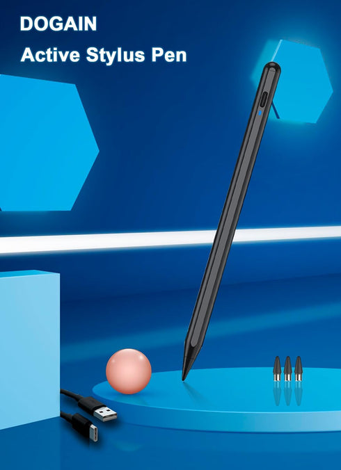 Stylus Pens for Touch Screens Magnetic POM Tip Tablet Pen Rechargeable Digital Pen Compatible with iPhone/iPad/iPad Pro/Lenovo/and Other iOS/Andro...