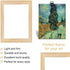 YCDC Solid Wood Canvas Frame, Premium Pine Wood Strips Bar Set, for Oil Paintings Poster Prints, DIY Arts Accessory Materials Supply, 16x20 Inch...