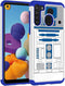 Candykisscase Compatible with Samsung Galaxy A21 Case,Samsung A21 Cover, Astromech Droid Robot Pattern Shock-Absorption Hard PC and Inner Silicone...