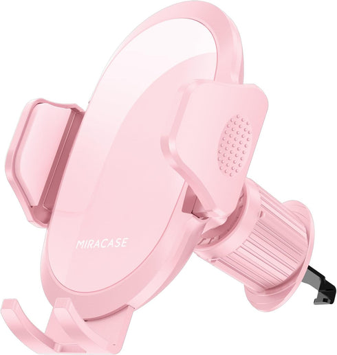 Miracase Phone Holders for Your Car with Newest Metal Hook Clip, Air Vent Cell Phone Car Mount, Hands Free Universal Automobile Cradle Fit for iPh...