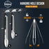 Kitchen Tongs - 9" and 12" Tongs for cooking, Heat Resistant 600 Degrees Stainless Steel Metal Tong and Non-Slip Handle - Perfect for Cooking, Sal...
