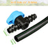 5 Pack 1/2 Inch Drip Irrigation Valve: 1/2 in. in-Line Shut Off Valves for 1/2 Inch Drip Irrigation Tubing (.570-.620" ID) Barbed Cut Off Switch V...