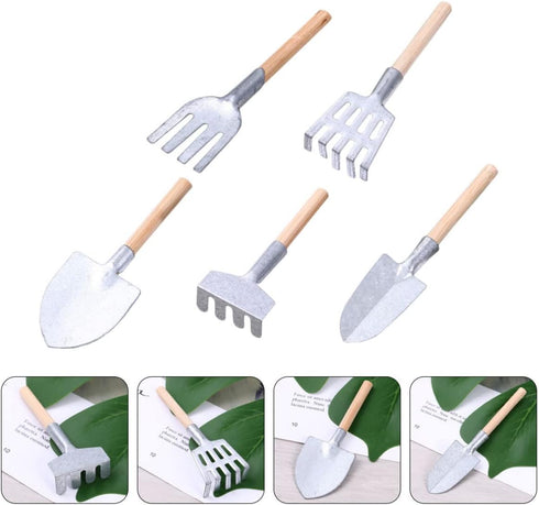 Artibetter Accessories 10 pcs Mini Zen Garden rakes Grass rake Miniature Garden Tool Tool Set Miniature Beach Toys Beach Toys Beach Toys...