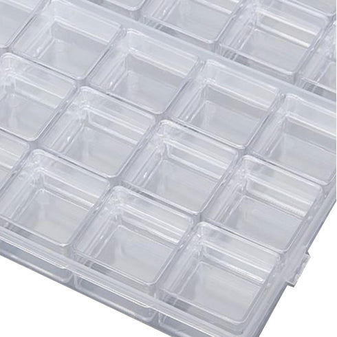 Nail Art Storage Box Organizer Container Box Clear Adjustable Storage Box for Jewelry Beads Earring Container Tool Fishing Hook Small Accessories...