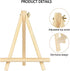 Dolicer Wooden Easel Stand, 1 Pack 9.5" Adjustable Tabletop Easels, Wood Small Easels for Painting Canvas, Portable Art Easel for Kids Adults Arti...